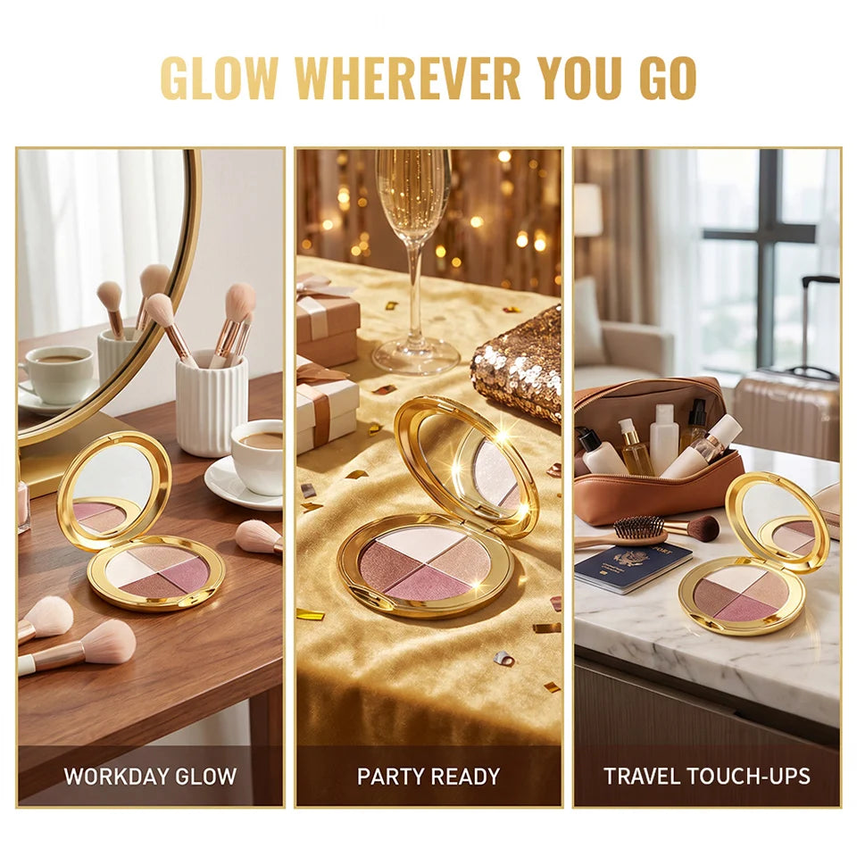 All-in-One Highlighting and Contouring Makeup Palette