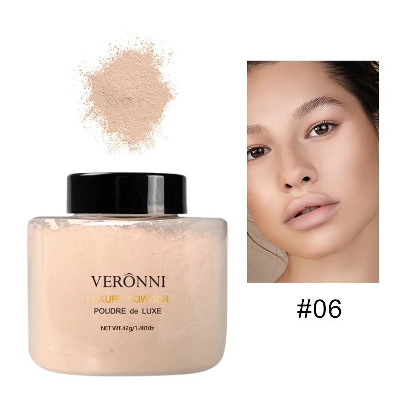 Oil-Control Loose Setting Powder for Flawless Matte Finish - 12