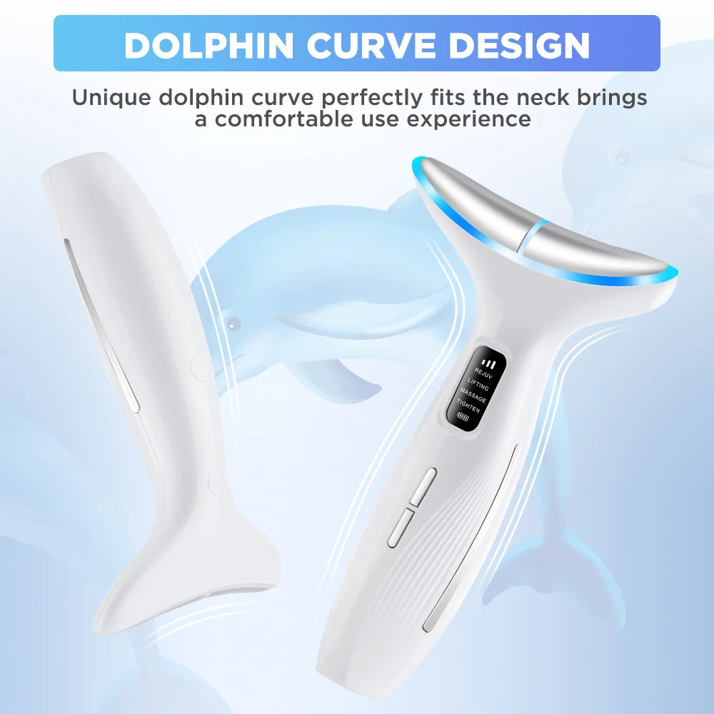 LED Facial and Neck Skin Tightening Massage Device - 20