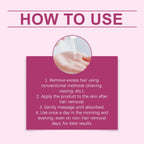 Painless Gentle Hair Removal Cream for Sensitive Skin