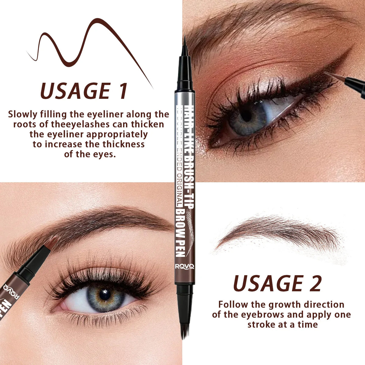 4D Micro-Blading Liquid Eyebrow Pen