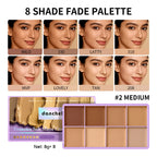 8-Color Professional Cream Concealer and Contour Palette