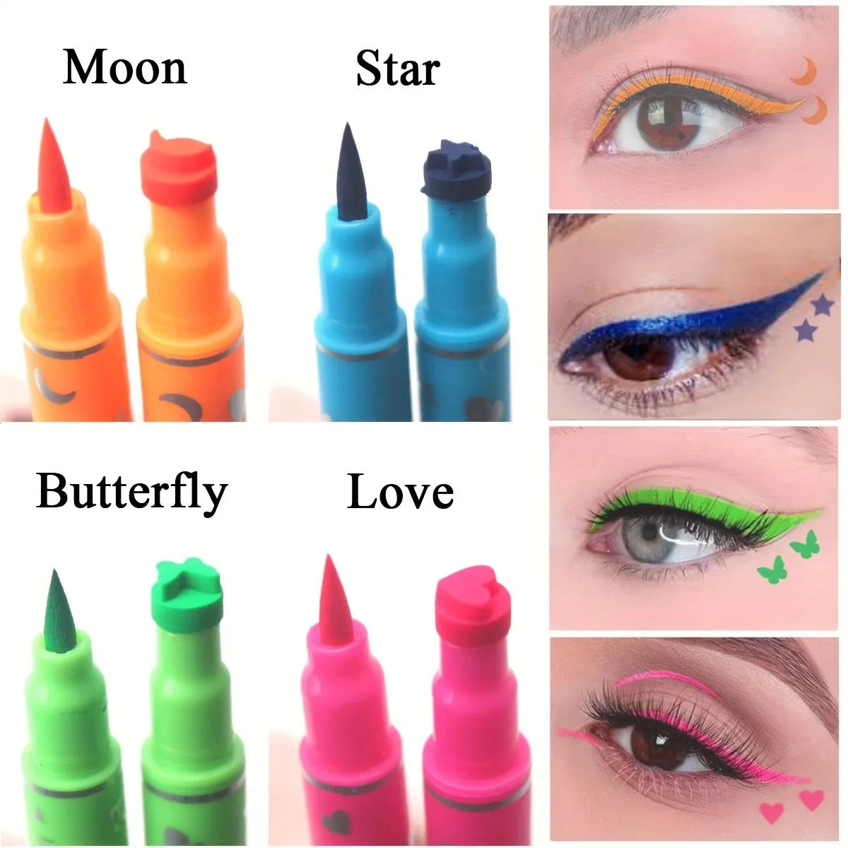 Double-Ended Stamp and Liquid Eyeliner Pen Set