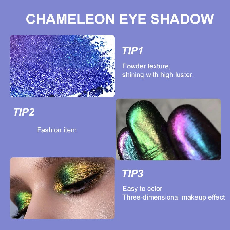Color-Shifting Chameleon Eyeshadow Pigment