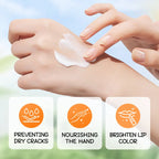 Moisturizing Peach Hand Cream and Lip Balm Set