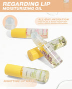 Hydrating Plant Essence Moisturizing Lip Oil Set