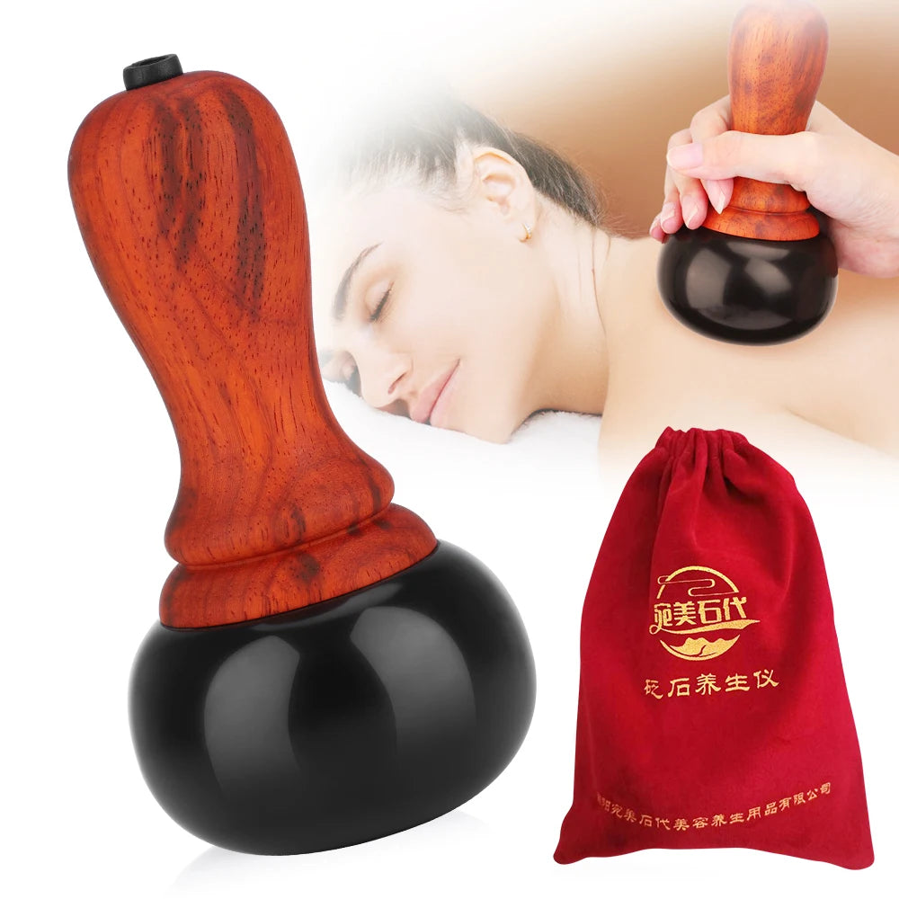 Electric Heated Bian Stone Massage Ball for Full Body Relief