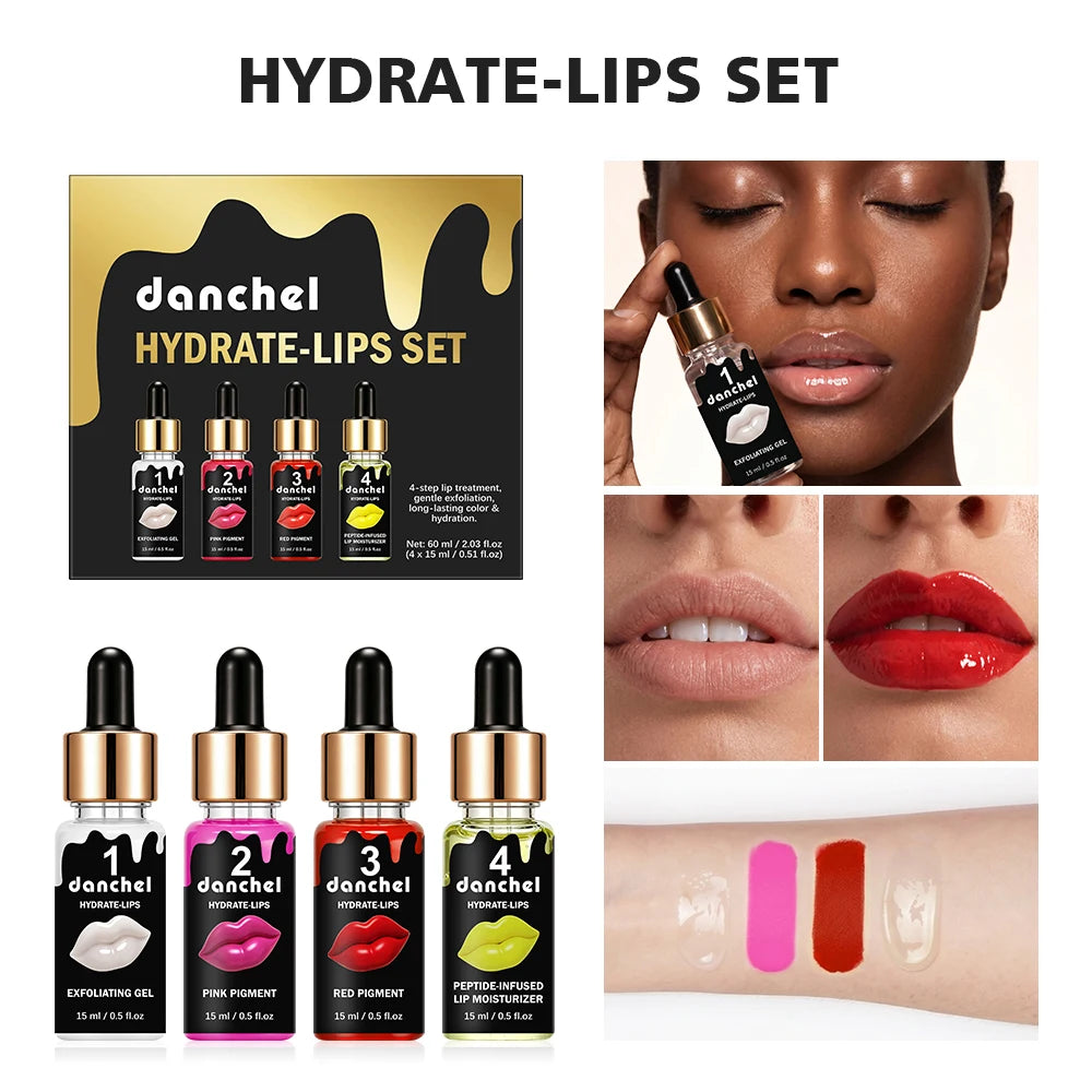 4-Step Complete Lip Care and Color Treatment Set