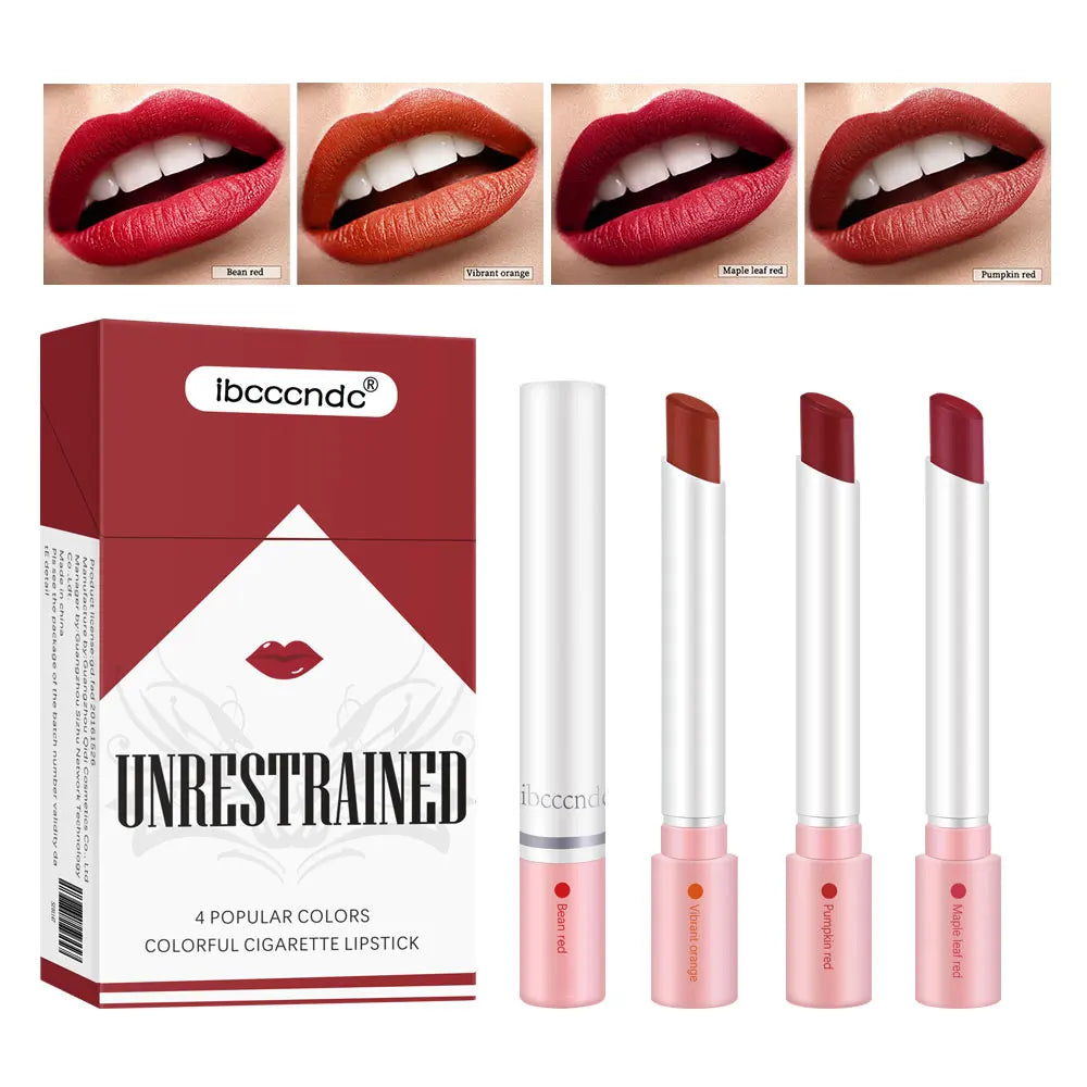 Matte Velvet Cigarette Lipstick Set - 24