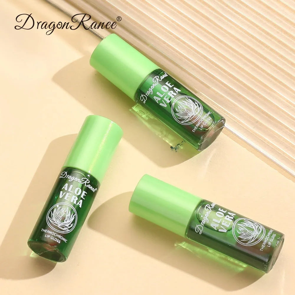 Temperature-Sensitive Aloe Vera Color-Changing Lip Oil - 4