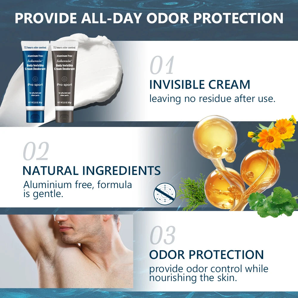 All-Day Invisible Body Deodorant Cream