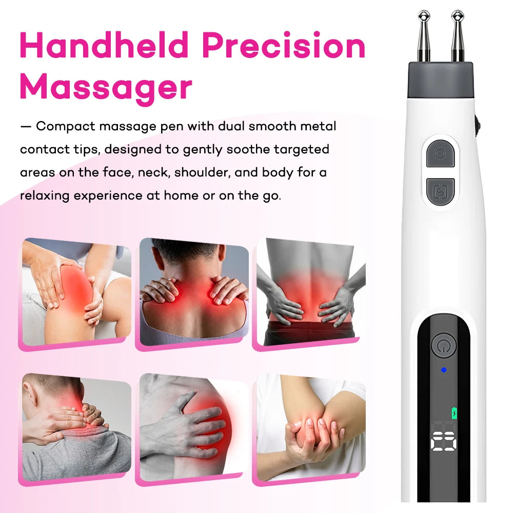 Electric Meridian Massage Pen for Muscle Pain Relief