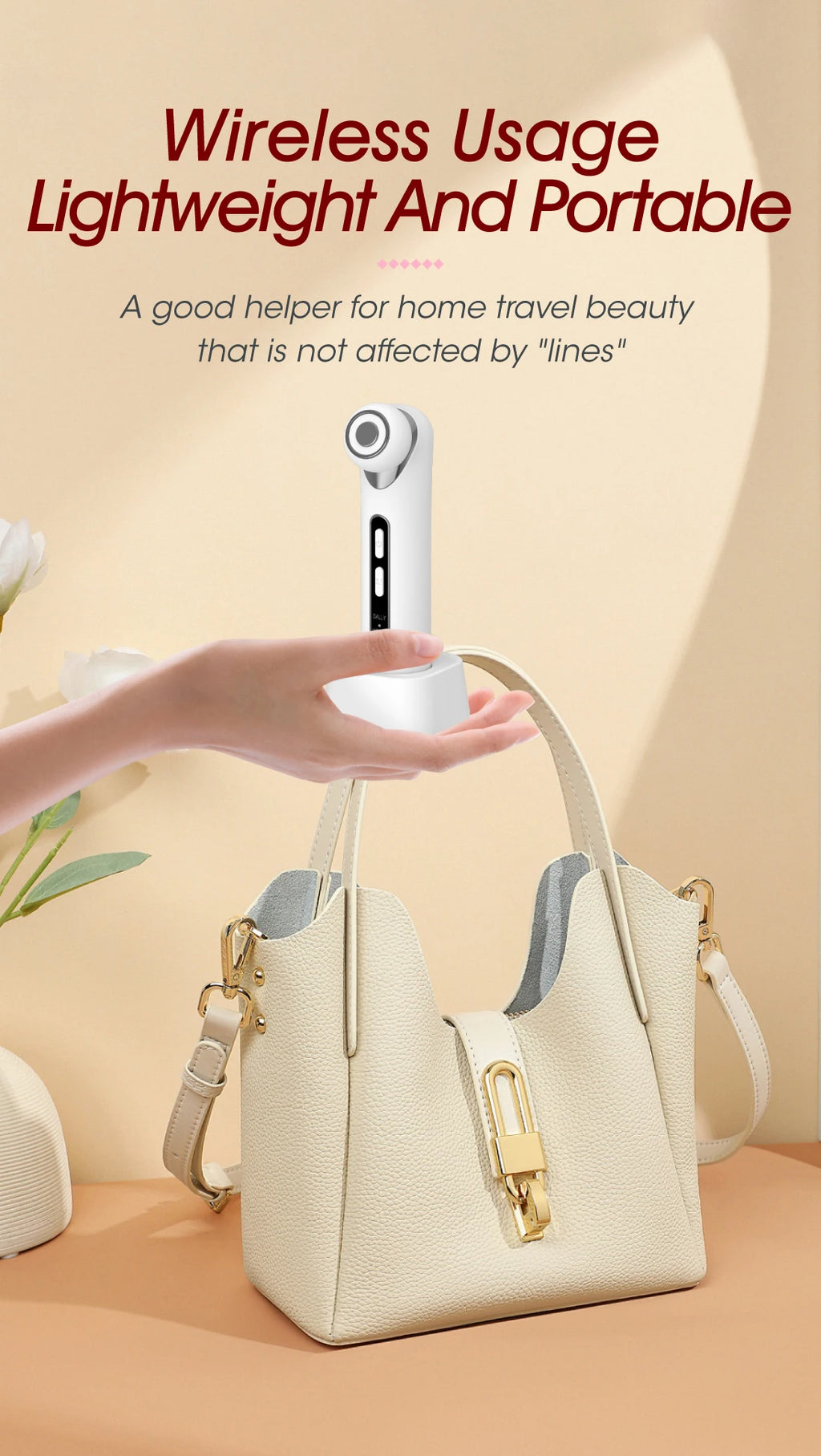 3-in-1 LED Photon Eye and Facial Rejuvenation Wand