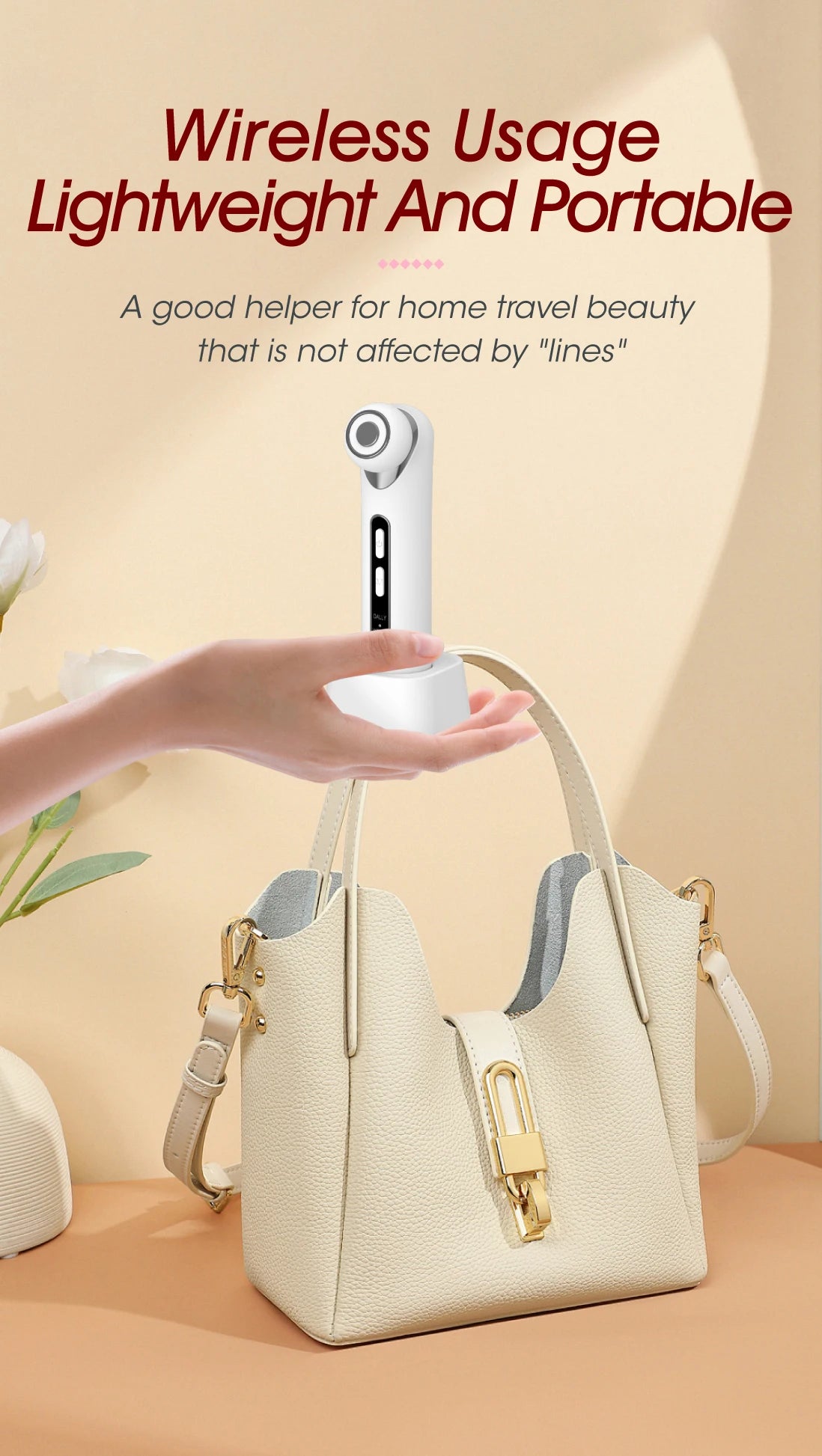 3-in-1 LED Photon Eye and Facial Rejuvenation Wand