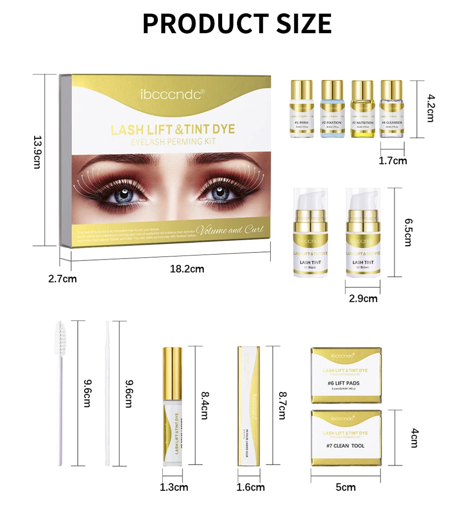 Professional Brow Lamination and Tinting Kit for Perfect Brows