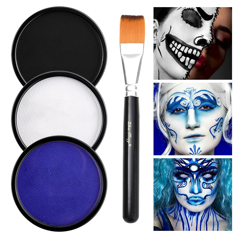 Professional Water-Based Face and Body Paint Set - 21