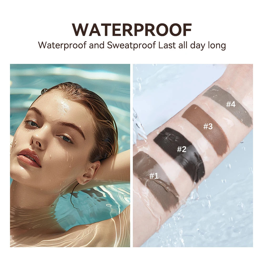 Waterproof Eyebrow Gel Set for Natural Long-Lasting Brows