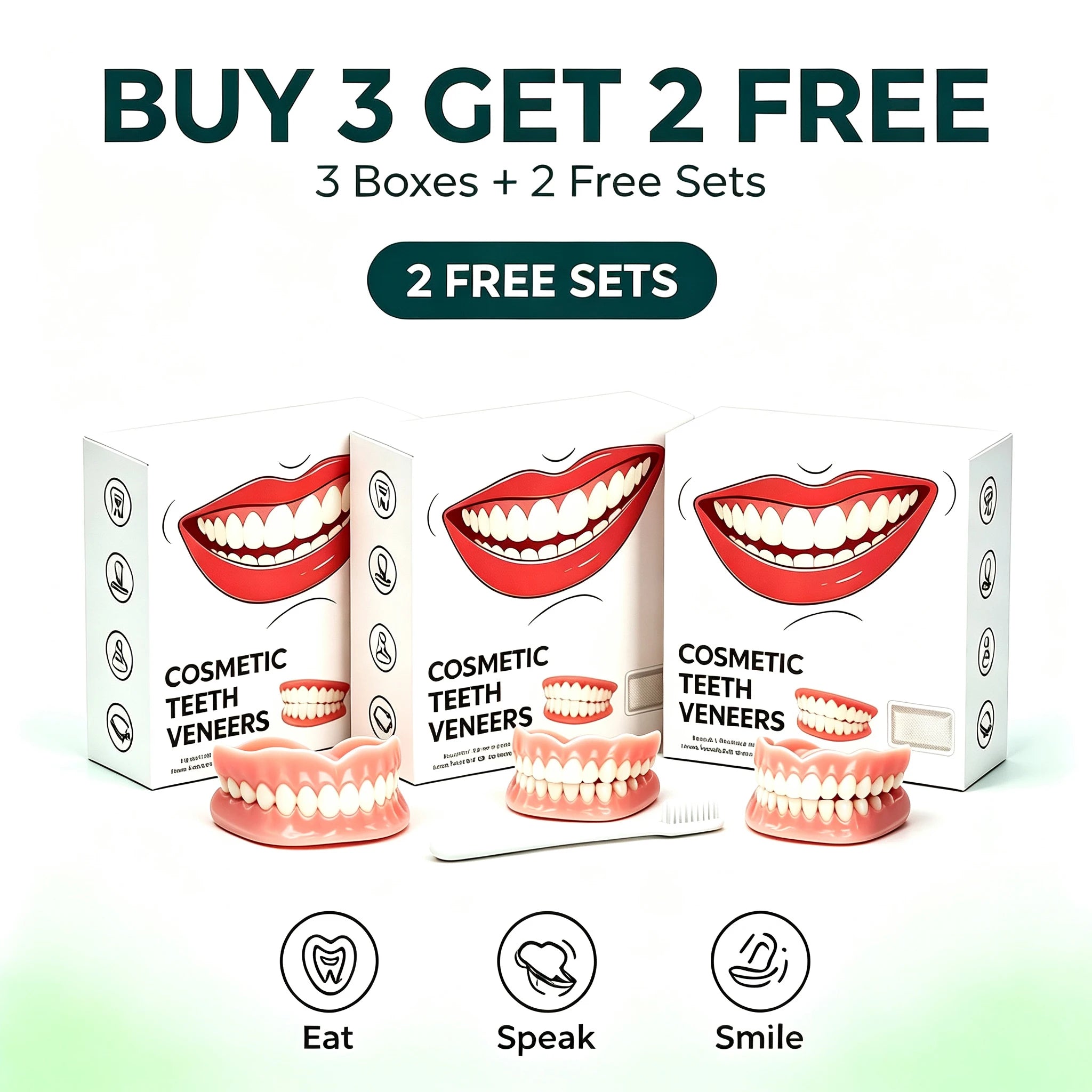 Comfortable Silicone Denture Set for Daily Use - 14