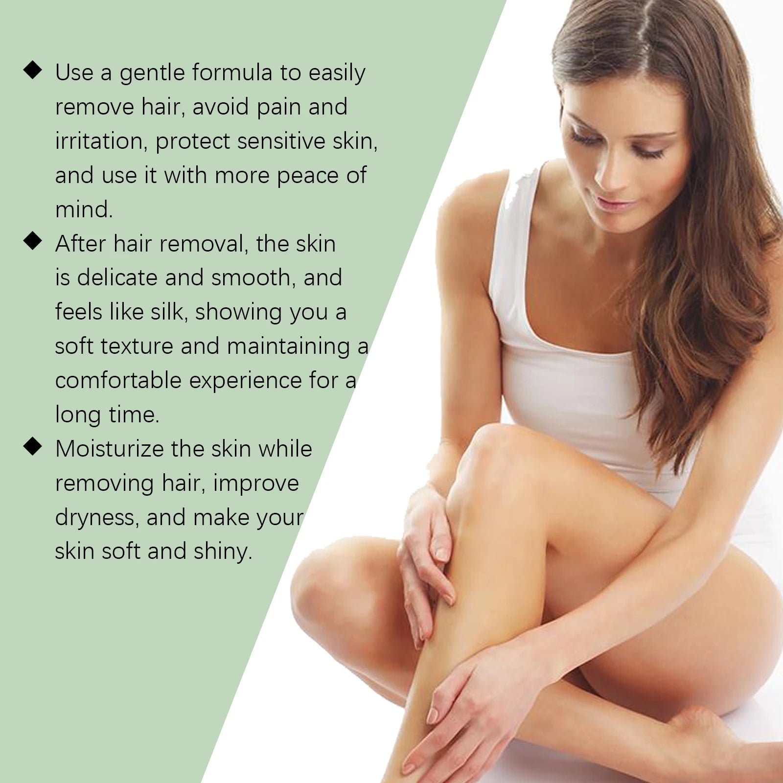 Painless Aloe Vera Hair Removal Cream for Smooth Skin - 11