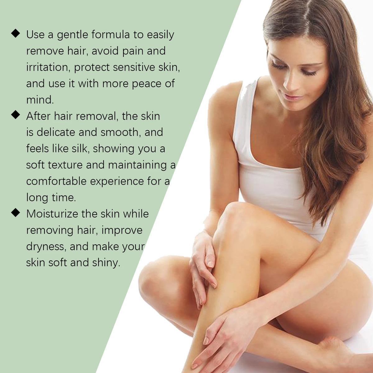 Painless Aloe Vera Hair Removal Cream for Smooth Skin