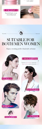 Anti-Frizz Hair Styling Wax Stick for Sleek Hairstyles