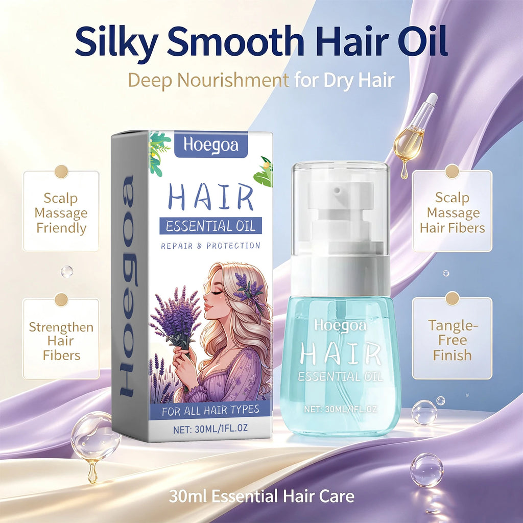 Lavender Hair Repair and Frizz Control Oil