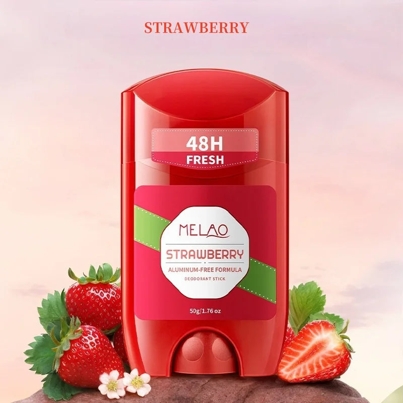 Long-Lasting Strawberry Scent Deodorant Stick - 3