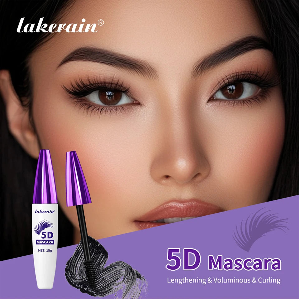 Waterproof 5D Lengthening and Volumizing Mascara