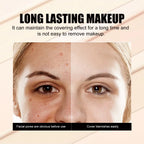 3-Color Cream Concealer Palette for Dark Circles and Blemishes