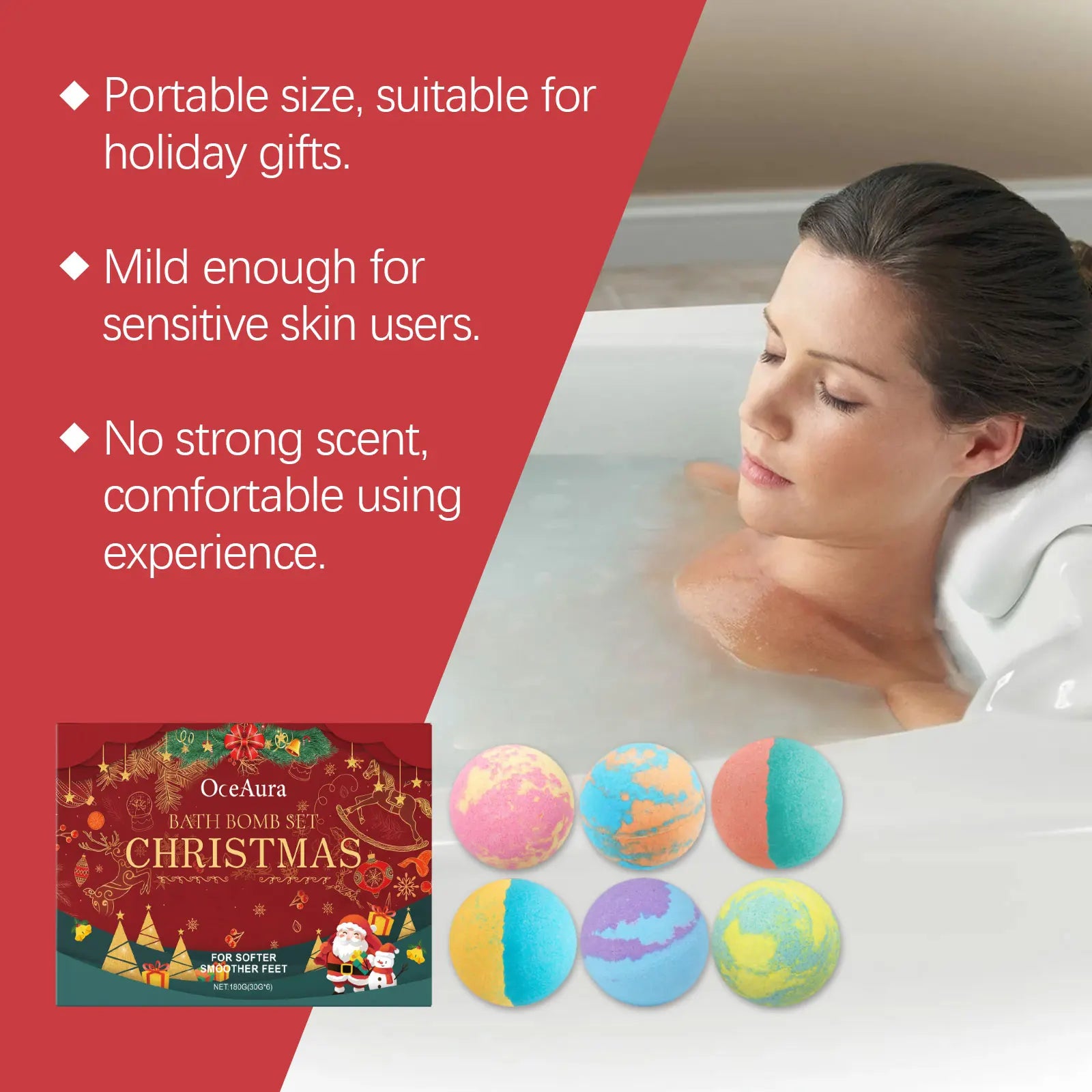 Relaxing Bath Bomb Gift Set for Kids - 5