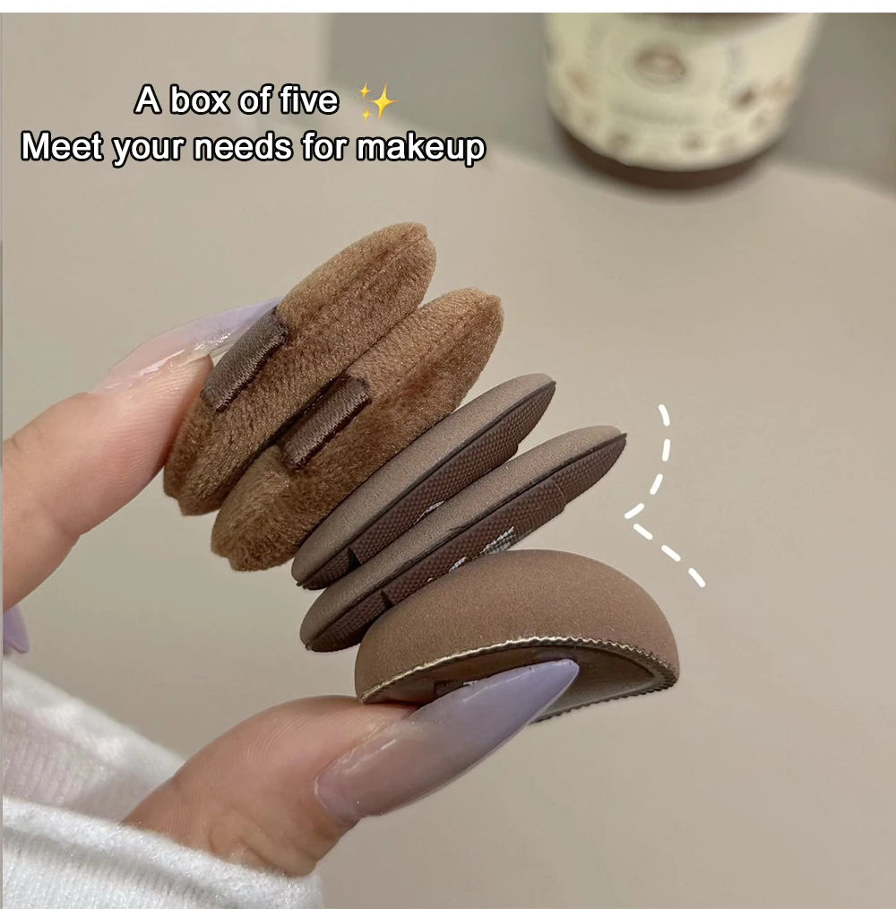 Mini Finger Makeup Sponge Set for Precision Application - 13