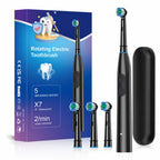 Rechargeable Rotating Electric Toothbrush with 5 Cleaning Modes
