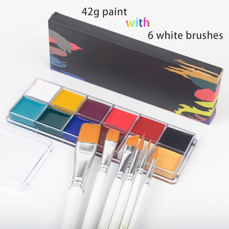 Professional Face and Body Painting Makeup Kit for Halloween