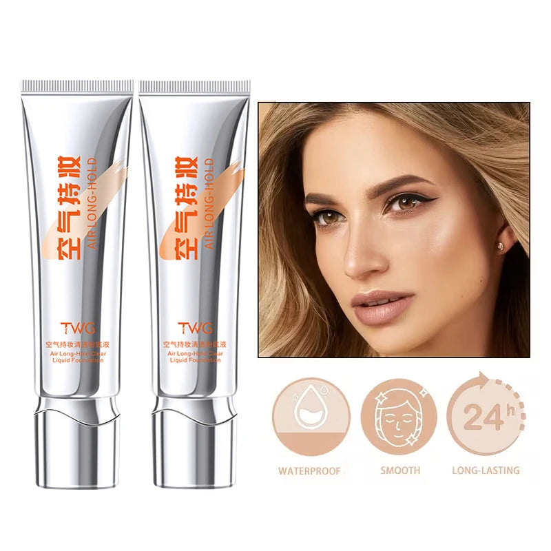 Waterproof Long-Lasting Liquid Foundation for Natural Coverage