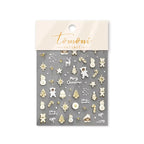Festive Christmas Holiday Nail Art Decals