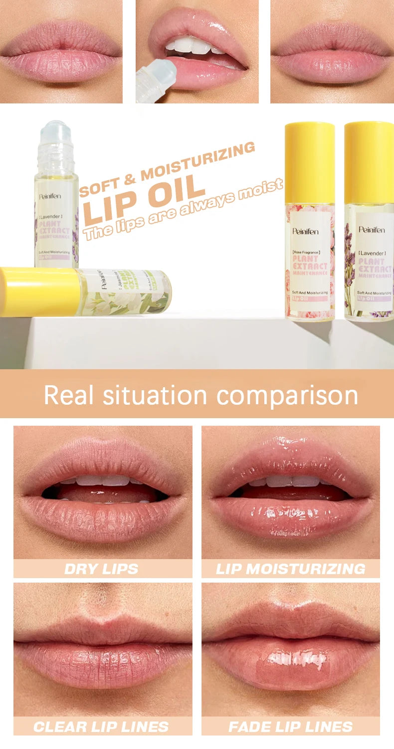 Hydrating Plant Essence Moisturizing Lip Oil Set