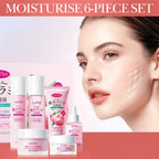 Hydrating Peach Extract 6-Piece Facial Skincare Set