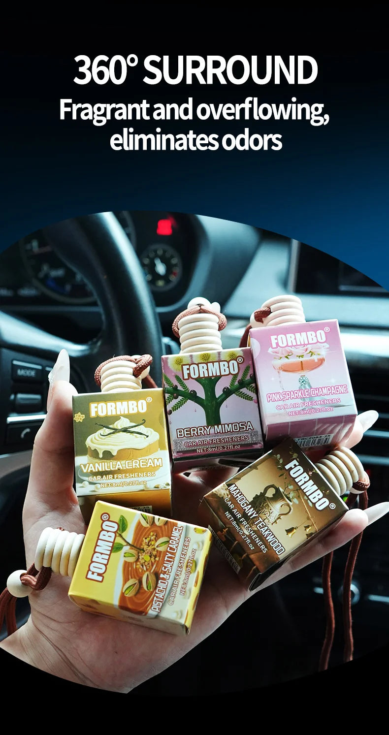 Long-Lasting Hanging Car Air Freshener Set