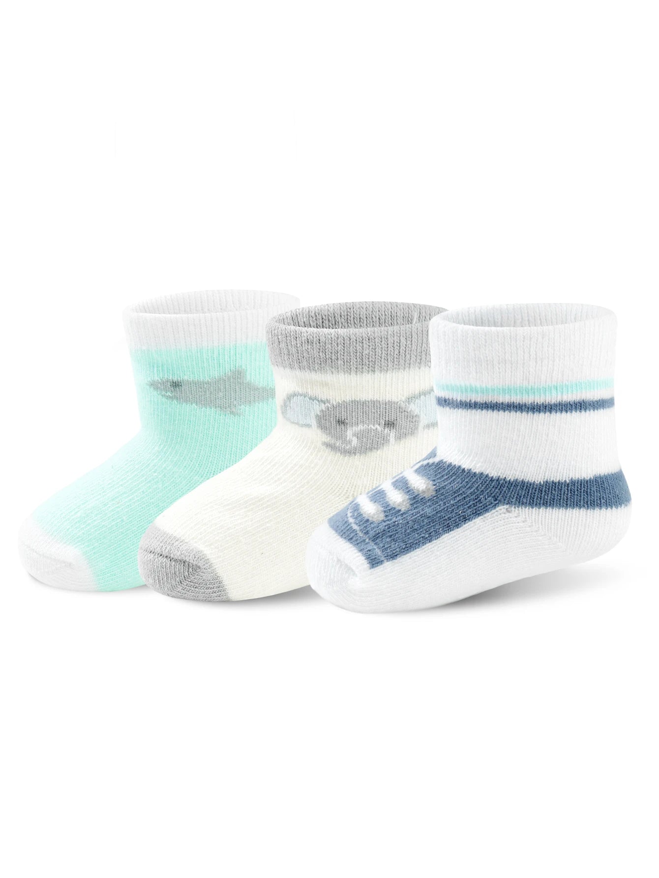 Anti-Slip Cotton Socks for Newborns and Infants - 8