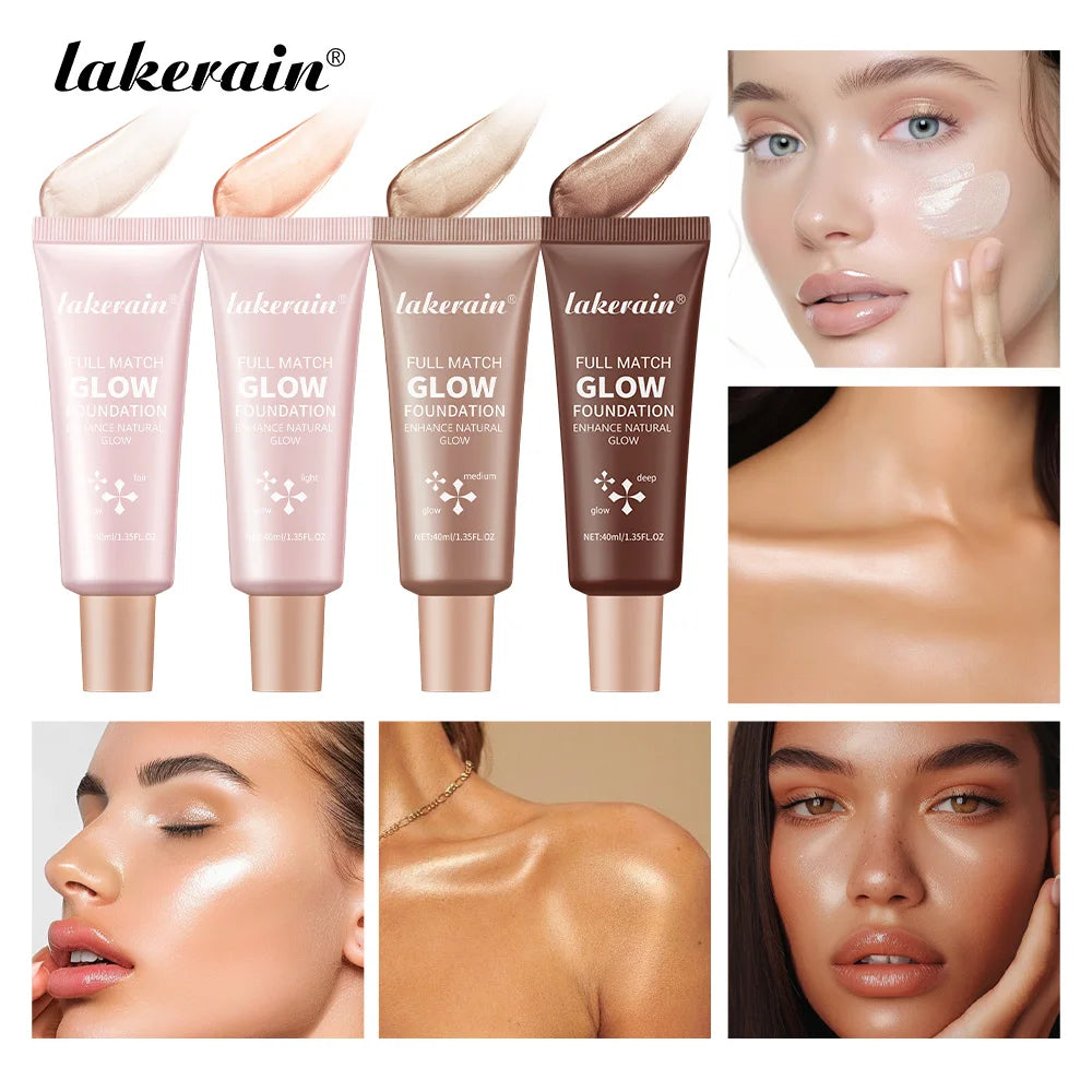 Hydrating Liquid Glow Foundation and Highlighter