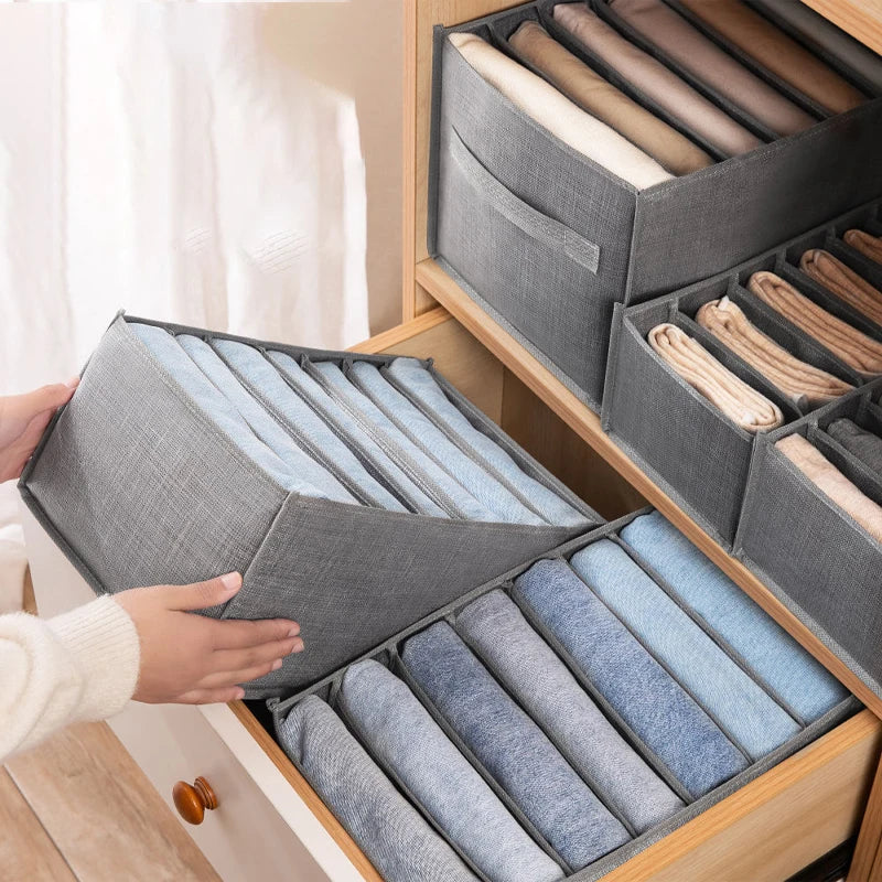 Foldable Compartment Organizer for Jeans and Trousers