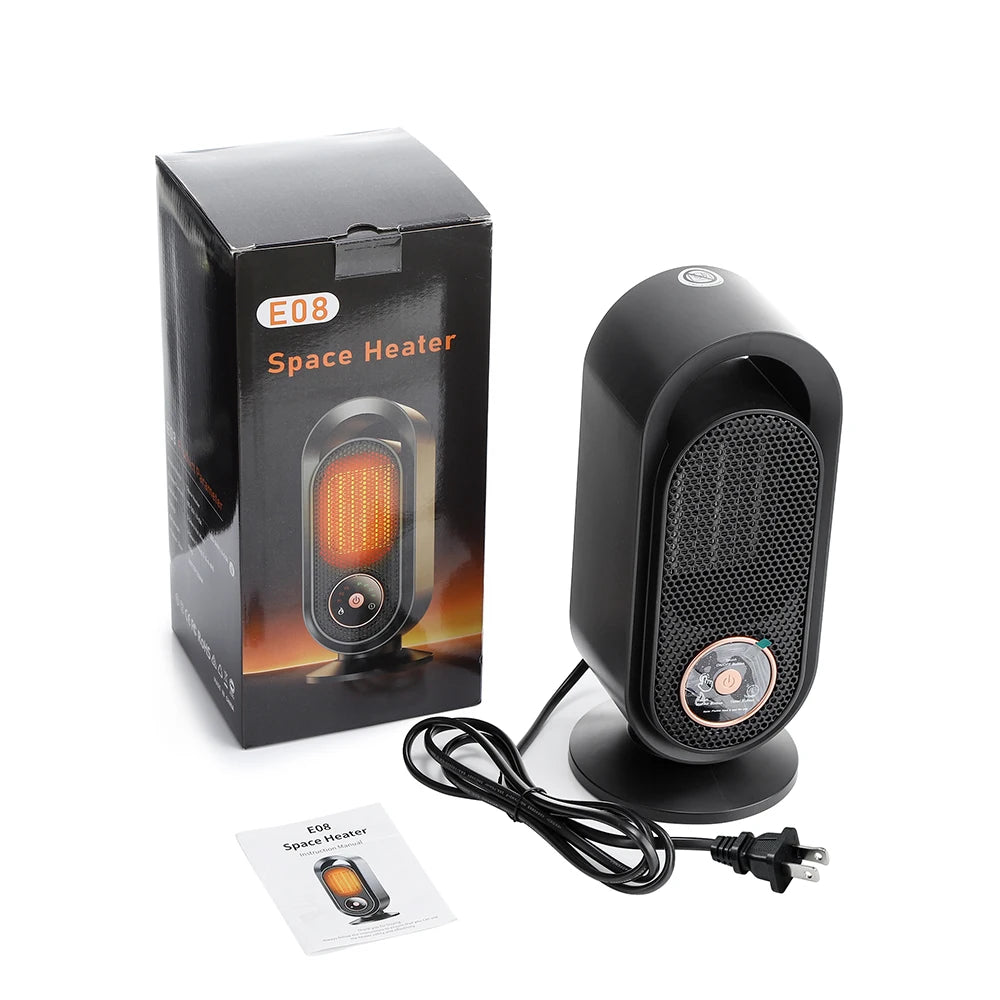 Portable Ceramic Space Heater for Desk and Bedroom