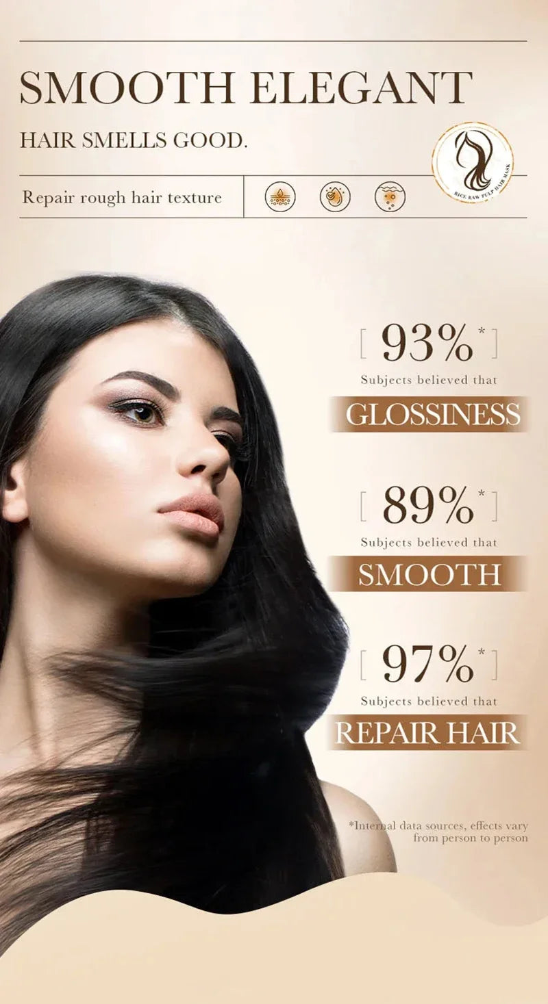 Deep Repairing Rice Hair Mask for Damaged Hair