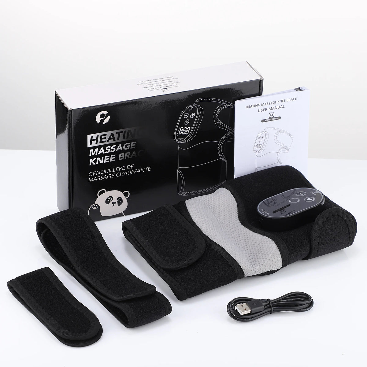 Heated Vibration Massage Wrap for Knee, Shoulder and Elbow