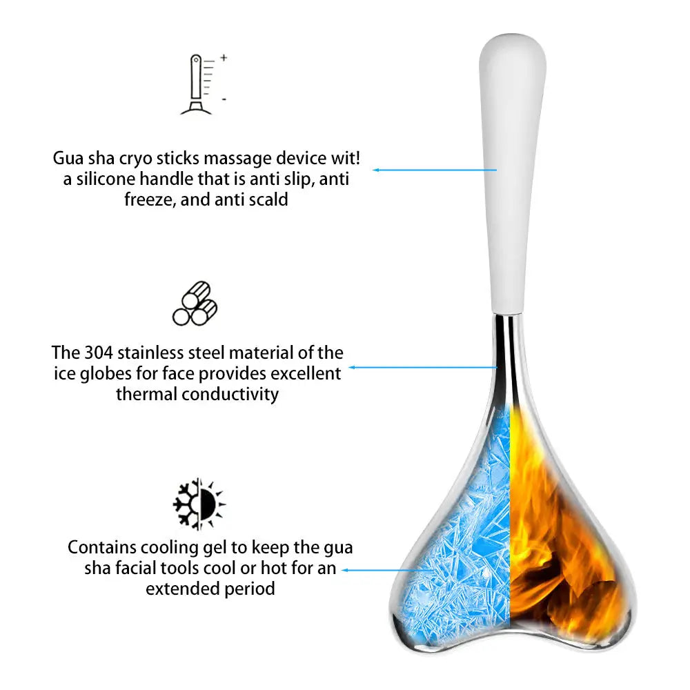 Stainless Steel Cooling Facial Massage Globes