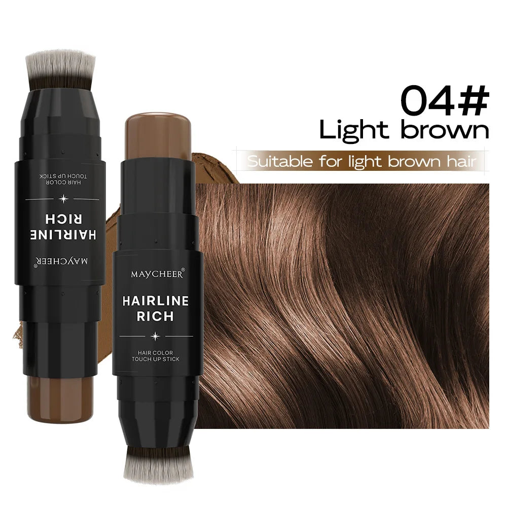 Waterproof Hairline Root Touch-Up Stick for Gray Coverage - 24