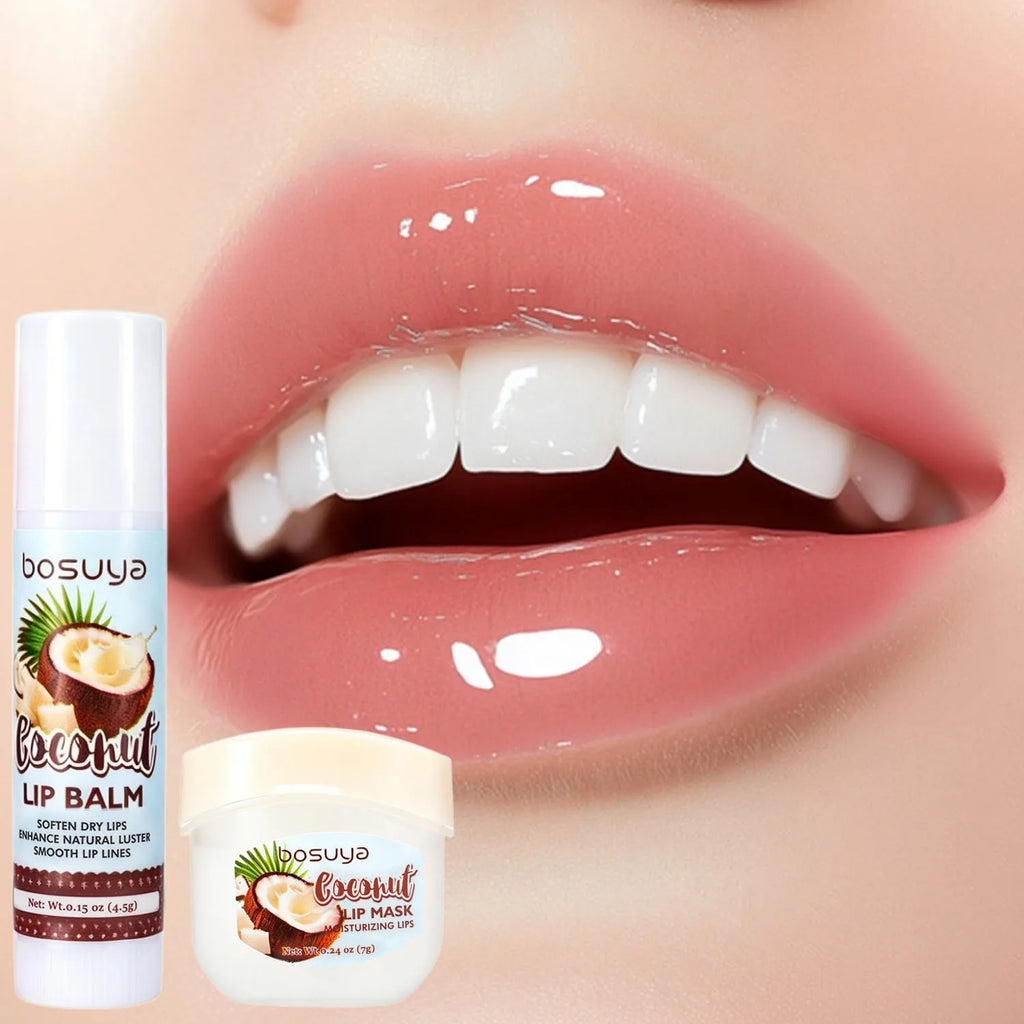 Fruit Extract Hydrating Lip Balm and Mask Set