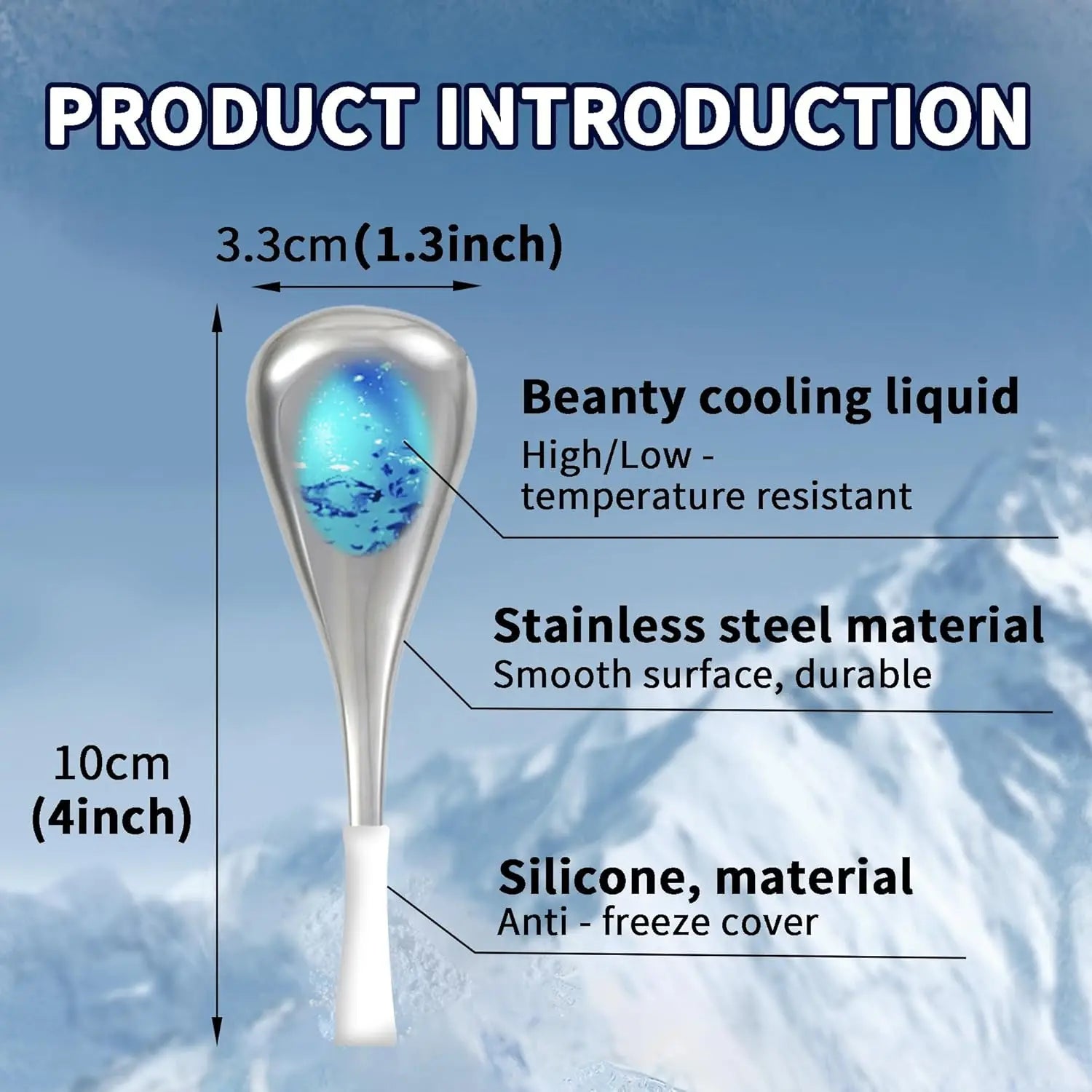 Stainless Steel Facial Cryo Sticks for Puffiness and Skin Cooling - 5