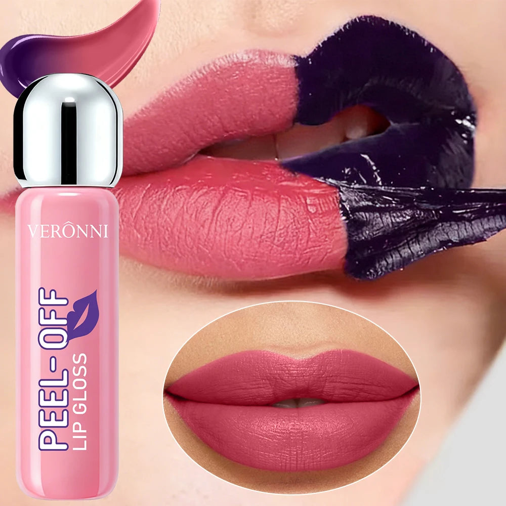 Long-Lasting Peel-Off Matte Liquid Lipstick