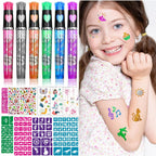 Temporary Glitter Tattoo Art Kit for Kids and Parties